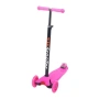 Детска сгъваема тротинетка 21st Scooter със светещи силиконови колела, розова, снимка 5