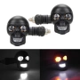 Комплект LED мигачи за мотоциклет с дизайн на череп - 2 броя., снимка 2