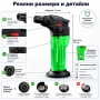 Мини газова горелка туристическа за къмпинг наргиле пури запалка сладкиши кухненска готвене малка, снимка 7