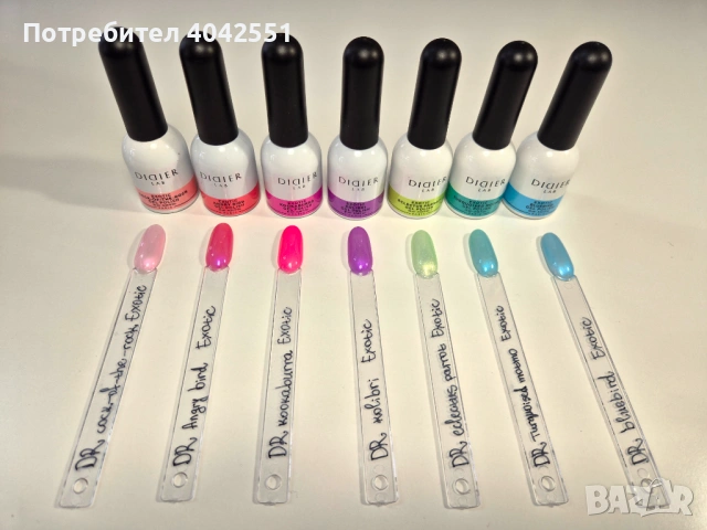 Didier Exotic гел лакове, снимка 2 - Продукти за маникюр - 54345828