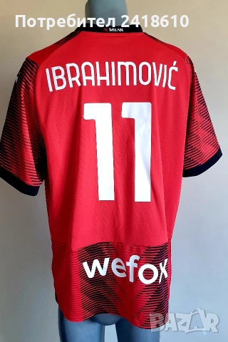 Puma Dry Cell AC Milan Zlatan Ibrahimovic  #11 Mens Size XL НОВО! ОРИГИНАЛ! Мъжка Тениска!, снимка 4 - Тениски - 54730755