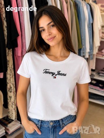 💫Tommy Hilfiger💫Три Модела Дамски Тениски 👇👇👇, снимка 3 - Тениски - 55213205