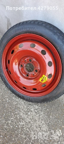 Гума резервна,тип патерица за Fiat Lancia Alfa 14 цола, снимка 2 - Гуми и джанти - 55048050