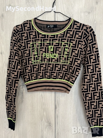 Fendi оригинална  блуза S , снимка 2 - Блузи с дълъг ръкав и пуловери - 55601649