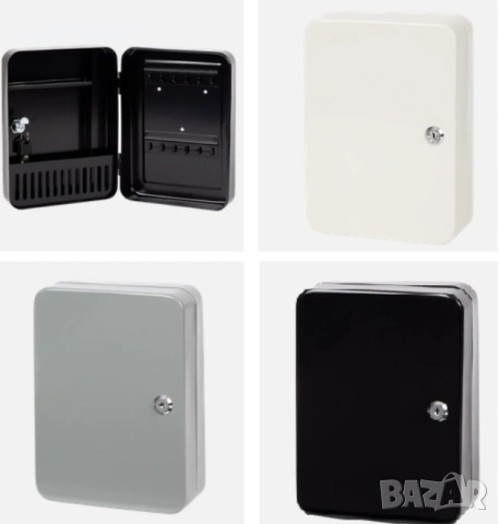 Метален шкаф за ключове 25 x 18 x 7,5 см, снимка 5 - Други стоки за дома - 54132867