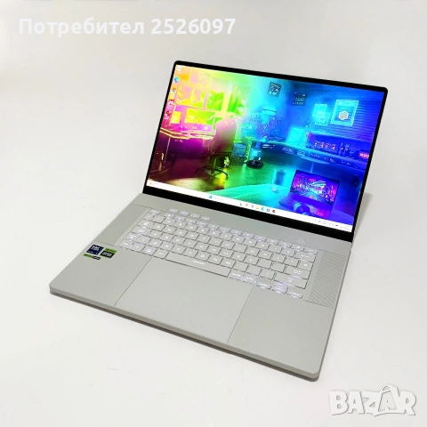 ASUS ROG Zephyrus G16/240Hz OLED 2.5K/Ultra 9 185H/RTX 4070/32GB DDR5/1TB, снимка 3 - Лаптопи за игри - 55239572
