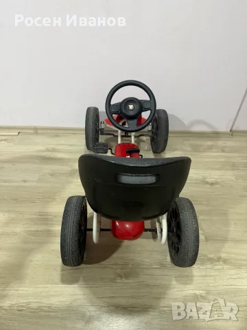 Детска количка / картинг с педали тип Abarth, Hecht, червена, 3-7 години, снимка 5 - Коли, камиони, мотори, писти - 55492285