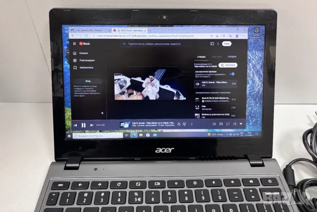 ЛАПТОП Acer Chromebook C720 ZHN Celeron N957U 2GB 16GB 1366x768 клас A - Chrome OS, снимка 5 - Лаптопи за дома - 55509851