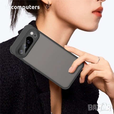 Google Pixel 10 Pro XL Калъф - Матов, PC+TPU, Въздушни възглавници, 4 цвята, снимка 11 - Калъфи, кейсове - 55112468
