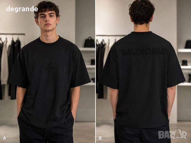 ♣️Мъжки Тениски 💫BALENCIAGA💫6 налични модела 👇, снимка 3 - Тениски - 55047710