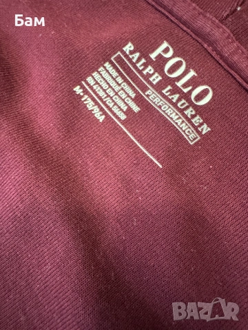 Оригинално мъжко горнище с цип Polo Ralph Lauren размер М, снимка 6 - Спортни дрехи, екипи - 54149917