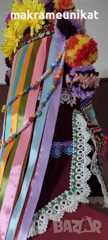 Кукерска маска, гугла, нова, изцяло ръчна изработка , снимка 12 - Декорация за дома - 55446743