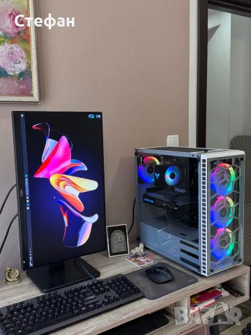 Геймърски компютър i7-6700 / RX 570 4GB / 16GB RAM + AOC QHD монитор + Lenovo K500, снимка 2 - Геймърски - 53413810