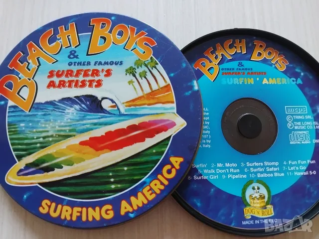 Beach Boys other famous artists Surfin' America - оригинален диск специално издание в метален бокс