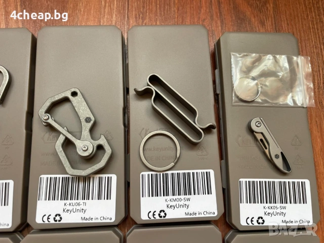Титаниеви EDC aксесоари KeyUnity, снимка 12 - Екипировка - 54661935