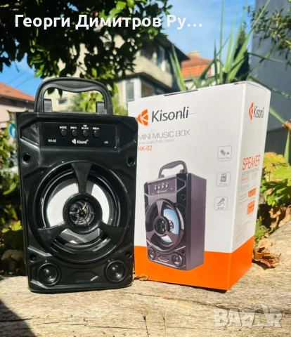 Bluetooth Тонколона Kisonli , снимка 3 - Bluetooth тонколони - 54860617