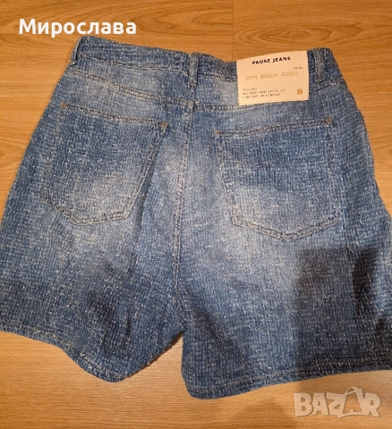 Чисто нови къси панталони Pause jeans, 30 размер, Л/ХЛ., снимка 5 - Къси панталони и бермуди - 54759406