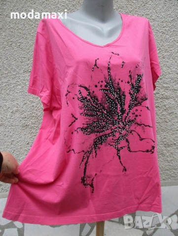 3XL /4XL Нова  блуза BPC в розово , снимка 3 - Туники - 55126600