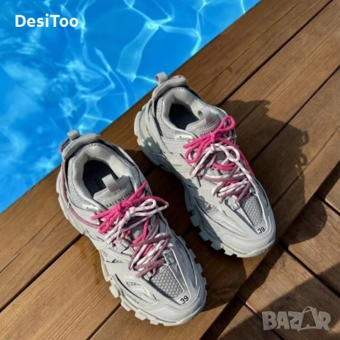 Balenciaga Track – Grey , снимка 6 - Маратонки - 54305782