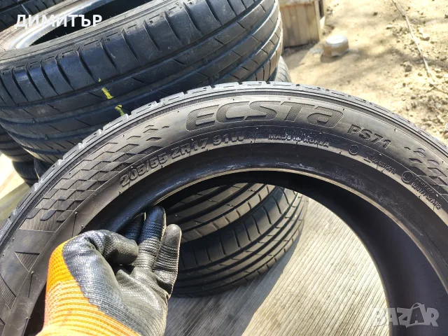 4бр.летни гуми KUMHO 205 55 17 DOT21 цена за брой, снимка 5 - Гуми и джанти - 55697659