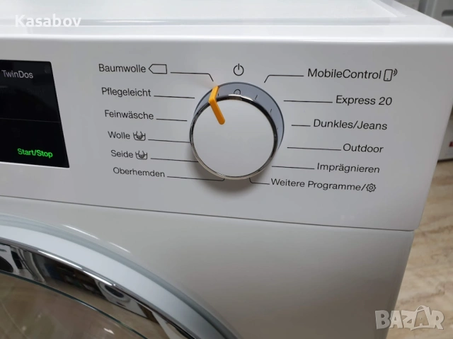 Miele 9кг 1600rpm Wi-Fi TwinDos Пералня Миеле 12м Гаранция, снимка 3 - Перални - 54716919