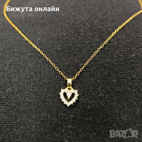 Колие с висулка сърце