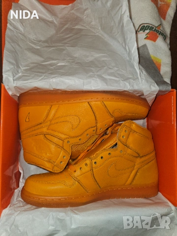 Маратонки Nike Air Jordan 1 Retro Hi “Gatorade” - 45 EU / 10 UK - Нови - Уникат!, снимка 3 - Маратонки - 54804740