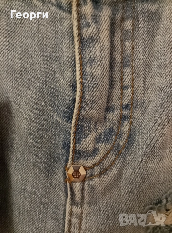 Оригинални дамски дънки Philipp Plein, снимка 7 - Дънки - 53976760