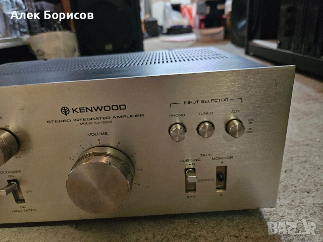 Усилвател Kenwood KA-3500, снимка 4 - Ресийвъри, усилватели, смесителни пултове - 54881222