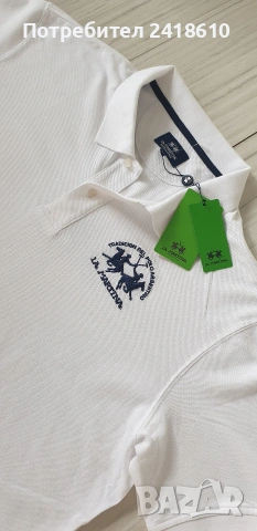 La Martina Pique Cotton  Mens Size 3XL НОВО! ОРИГИНАЛ! Мъжка Тениска!