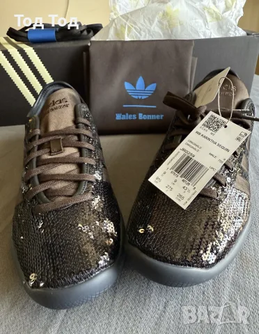 Adidas x Wales Bonner x Karintha Brown Sequins 43 1/3, снимка 7 - Маратонки - 55603661