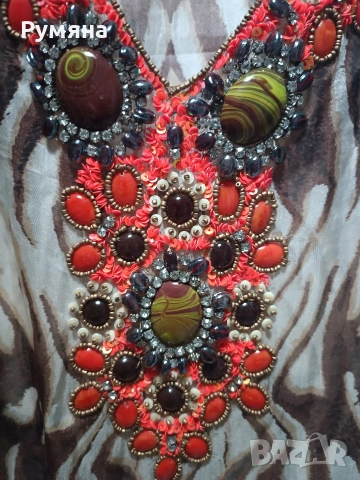 Уникално красив кафтан-Plus zero concept., снимка 5 - Рокли - 54251851