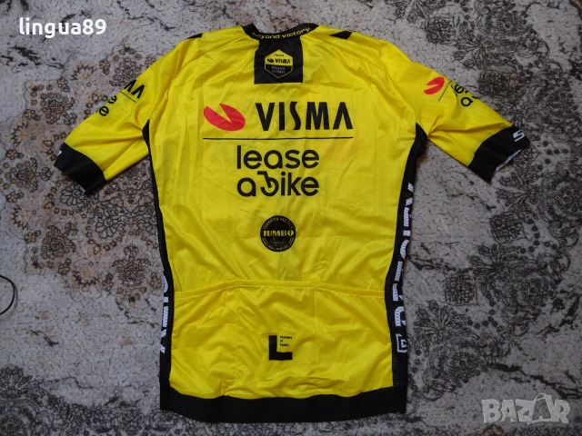 Visma Lease a Bike Mesh Вело Джърси M, снимка 3 - Спортни дрехи, екипи - 55126017