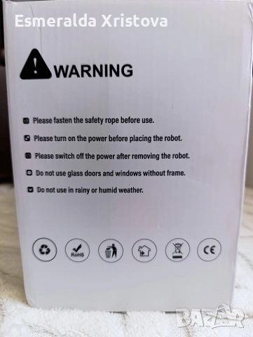 Робот за почистване на прозорци, снимка 7 - Прахосмукачки - 54158212