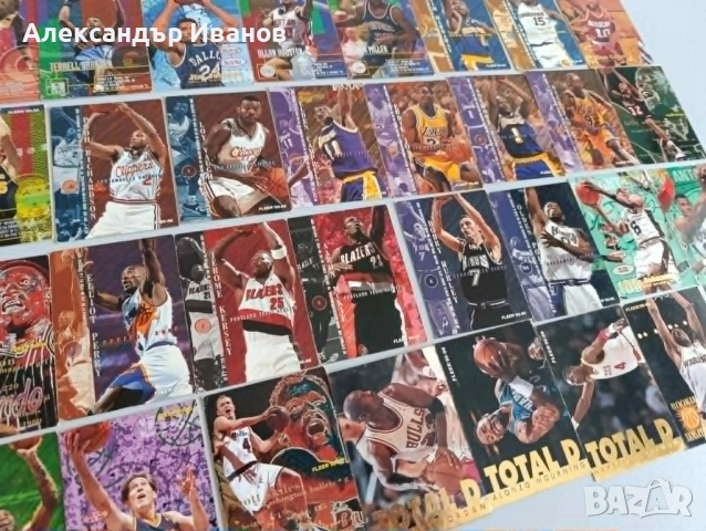 Картички с баскетболисти от NBA от поредицата Fleer 95-96, снимка 3 - Колекции - 54812863