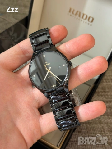 Чисто нов автоматичен часовник с диаманти Rado True 40mm , снимка 7 - Дамски - 55003642