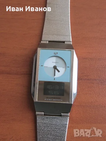 Casio FS-104 FILM WATCH ILLUMINATOR Касио аналогово дигитален часовник, снимка 3 - Дамски - 55657292