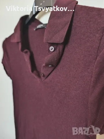 Massimo Dutti блузи с якичка и къс ръкав (от кашмир) - Размер XS, снимка 7 - Тениски - 55554853