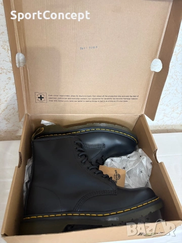 DR. MARTENS 1460 SMOOTH ЧЕРНИ – №43 EUR, снимка 2 - Мъжки ботуши - 55071053