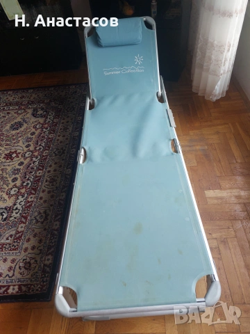 Продавам алуминиев шезлонг