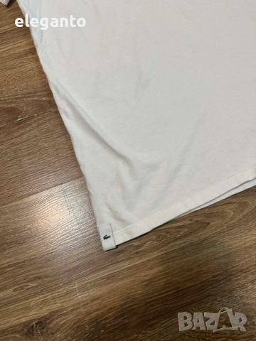 Мъжка памучна тениска  Lacoste  Crew Lounge T-Shirts  , XXL размер, снимка 3 - Тениски - 54377643
