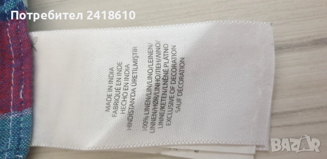 POLO Ralph Lauren Len/ Лен Slim Fit Mens Size S  ОРИГИНАЛ! Мъжка Ленена Риза., снимка 6 - Ризи - 54465315