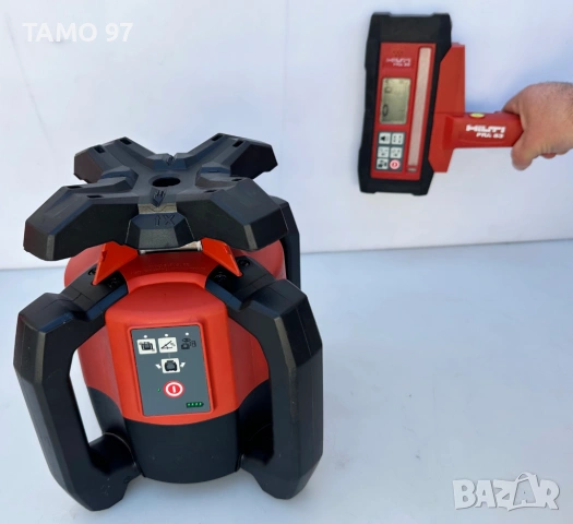 ТОП ЦЕНА! Hilti PR 30-HVS A12 - Ротационен лазер за употреба на открито перфектен!, снимка 8 - Измервателни инструменти - 54458596