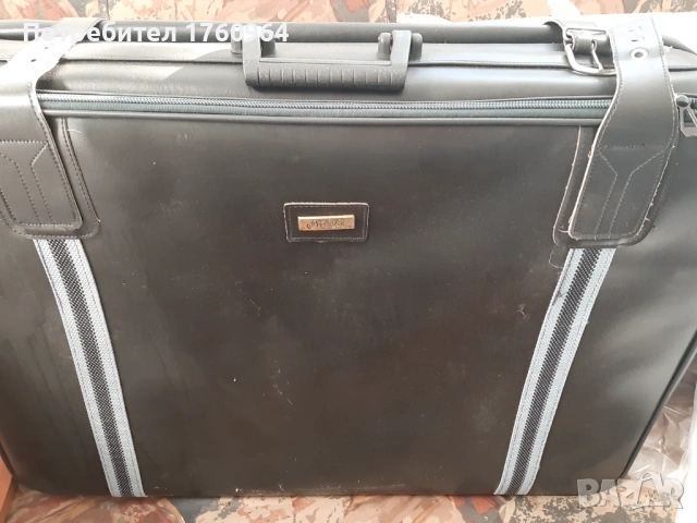 Куфар естествена кожа - Марко Поло Marco Polo Suitcase