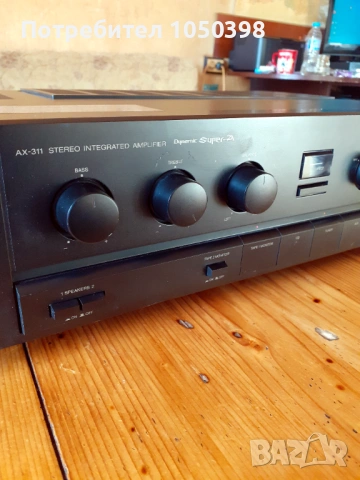 Прекрасен усиловател JVC AX-311 BK Dynamic SUPER A- Японска мощна машина, снимка 4 - Декове - 54164069