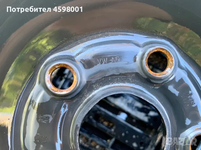 4бр.Оригинални железни джанти 16цола ET50 5x112 за Vw,Audi,Seat,Skoda, снимка 14 - Гуми и джанти - 55594000