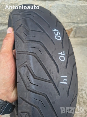 150 70 14 michelin city grip задна гума гуми скутер, снимка 3 - Гуми и джанти - 55125300