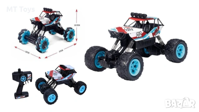 Радиоуправляемо офроуд бъги 4x4 RC Climbing 1:10, снимка 2 - Електрически играчки - 54856993