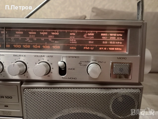 TELEFUNKEN CR-100 радиокасетофон , снимка 7 - Радиокасетофони, транзистори - 55138804