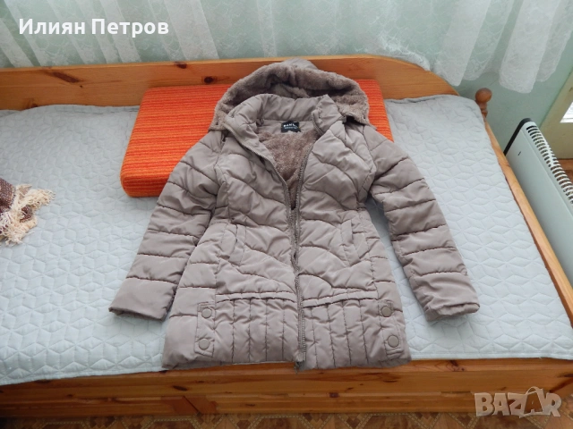 дамско  зимно палто с качулка, снимка 2 - Палта, манта - 54942259